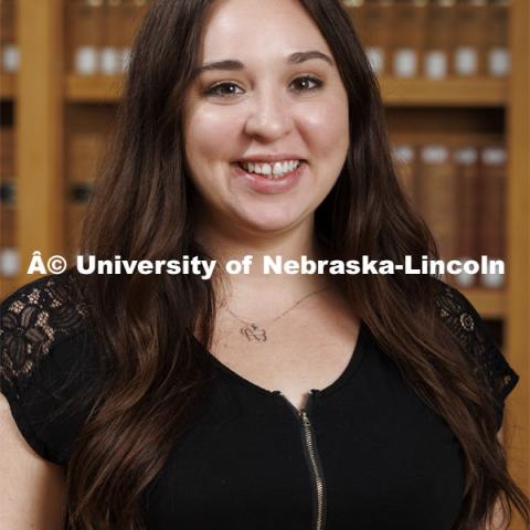 Meghan Rivera, Operations Coordinator, College of Law staff. August 20, 2024. College of Law portrait session. Photo by Craig Chandler / University Communication and Marketing.